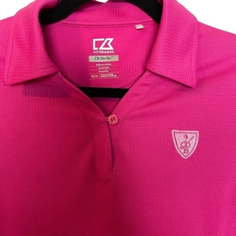 Cutter & Buck Dry Tex Women’s Moisture Wicking 30 UPF Polo Golf Shirt Sz. M - Picture 5 of 14